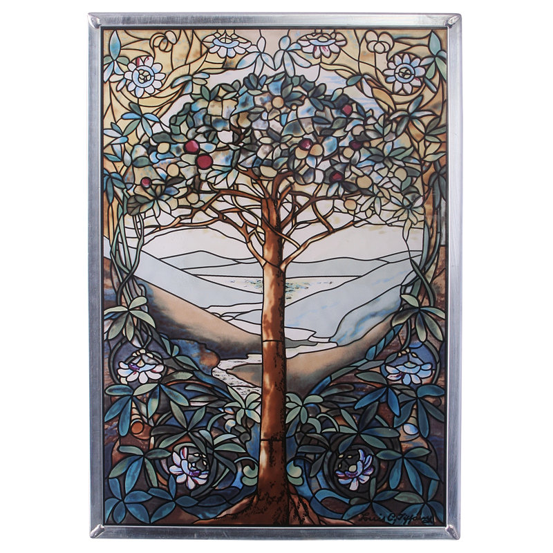 Tree Of Life Art Glass Wall Decor Tree Of Life Art Glass Wall Decor