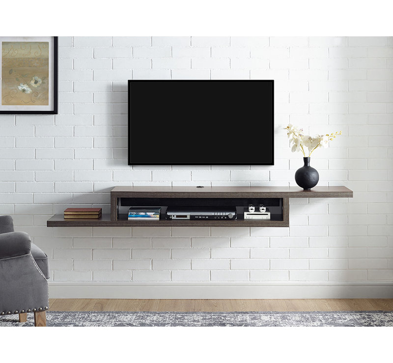 Martin Home Furnishings Ascend 60 Asymmetrical Wall Mounted Ascend 60 Asymmetrical Wall Mounted Component Shelf