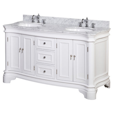 Palazzo 60-Inch Double Bathroom Vanity kbc katherine 60" double bathroom vanity set & reviews | wayfair Palazzo 60-Inch Double Bathroom Vanity kbc katherine 60" double bathroom vanity set & reviews | wayfair
