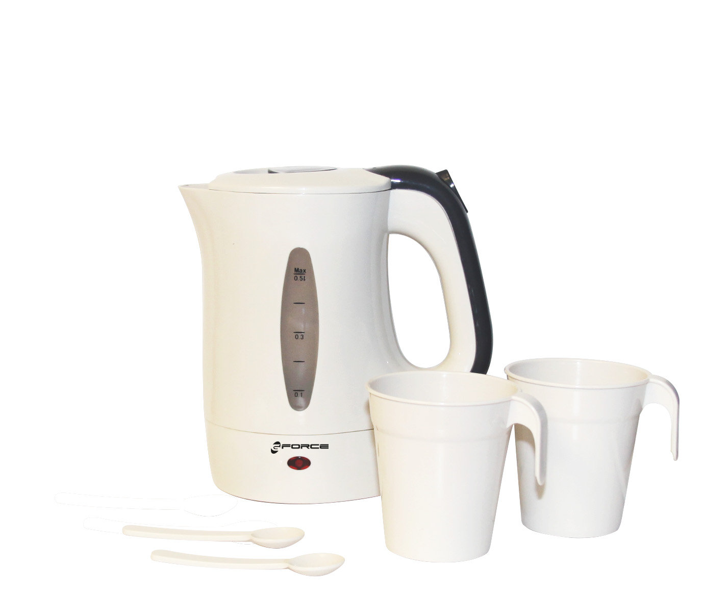 GForce 5 Piece Unique 0.53qt. Electric Travel Tea Kettle Set & Reviews