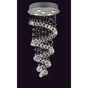 Borel 5-Light Flush Mount