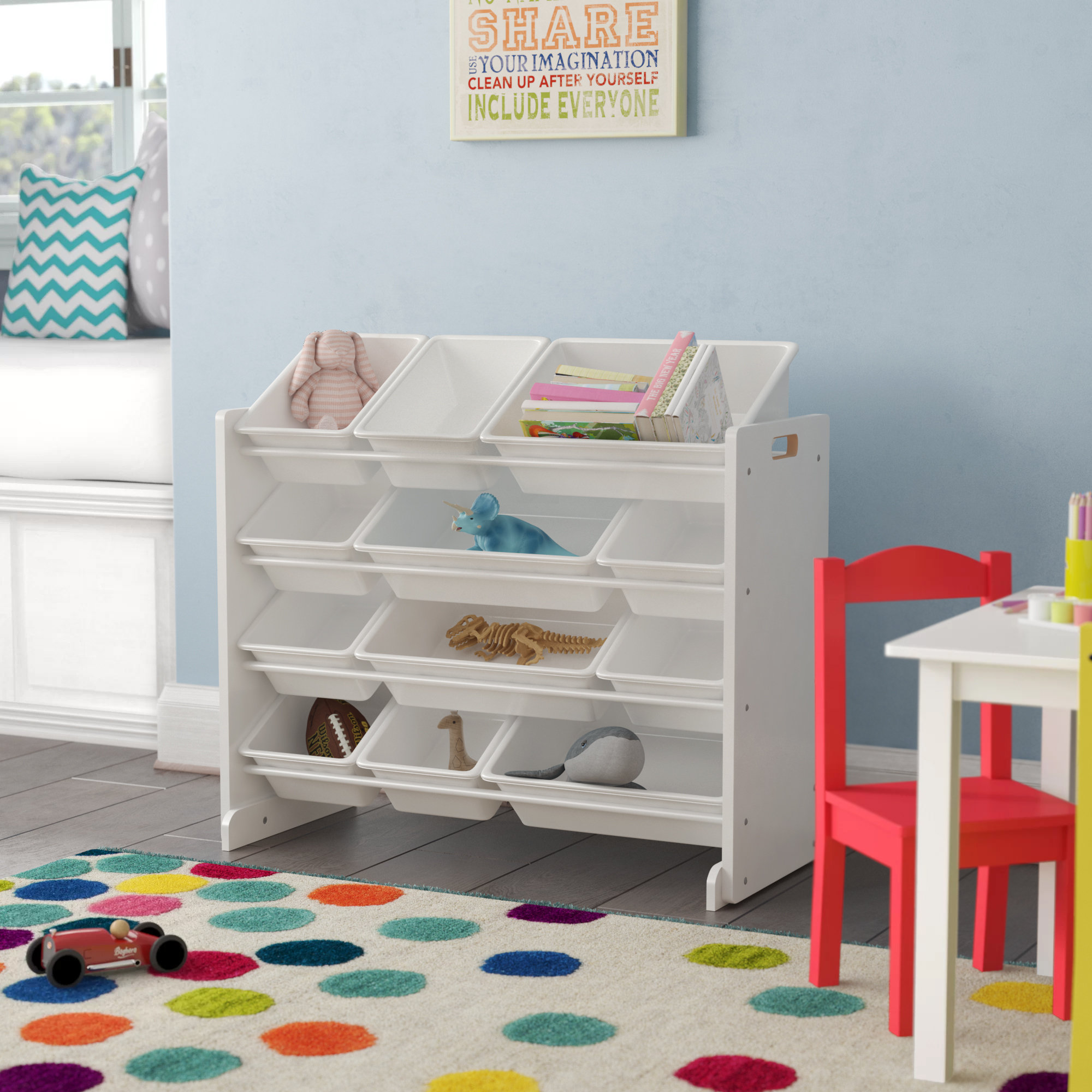 Harriet Bee Everton Kids Storage Toy Organizer Reviews Wayfair