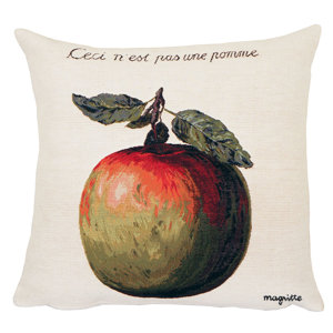 Ceci N'Est Une Pomme 1964  Throw Pillow