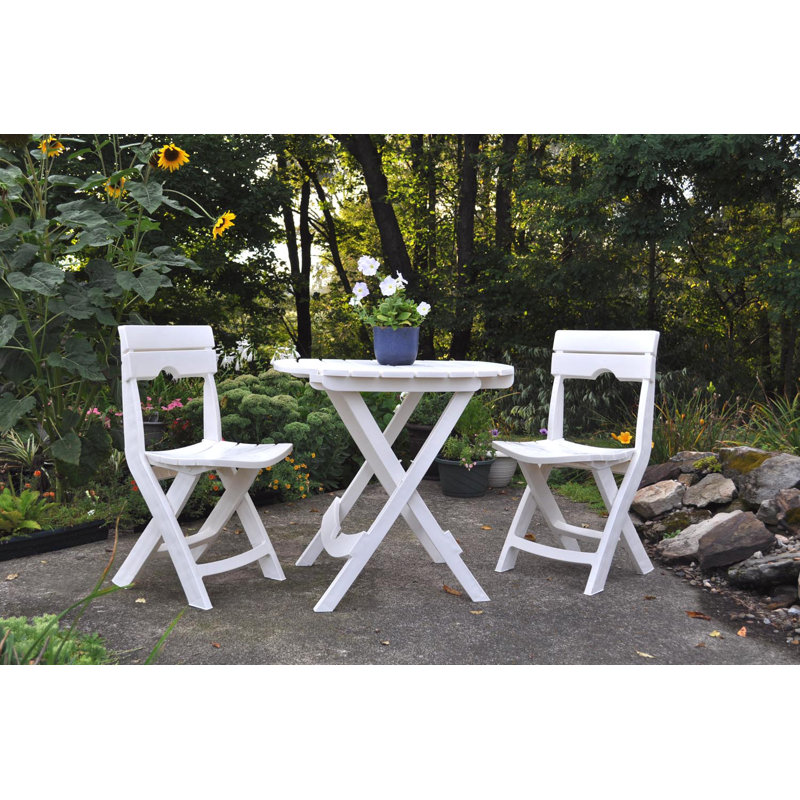 Andover Mills Quebec Folding Resin Bistro Table & Reviews Wayfair