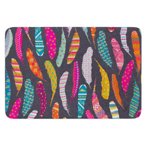 Flight Pattern by Skye Zambrana Bath Mat