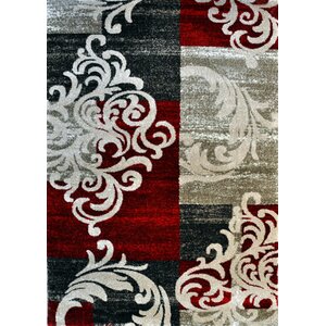 Patrice Red Area Rug