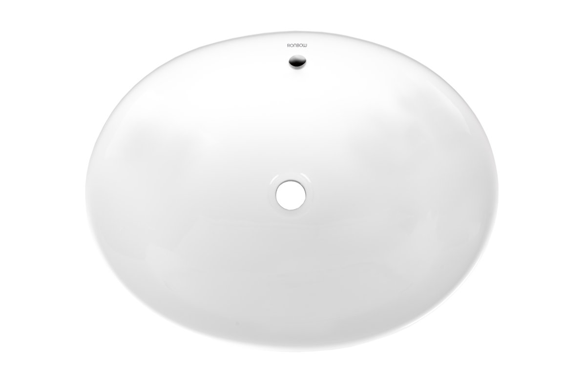 Ronbow Ceramic Oval Vessel Bathroom Sink with Overflow & Reviews Wayfair