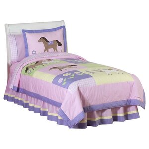 Pony 4 Piece Twin Comforter Set