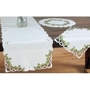 Winter Berry Christmas Table Runner