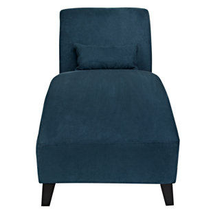 Modern Contemporary Navy Blue Chaise Lounge Indoor Allmodern Quickview