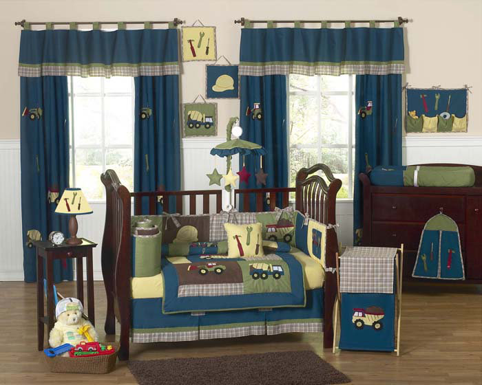 Sweet Jojo Designs Construction Zone 9 Piece Crib Bedding Set Construction Zone 9 Piece Crib Bedding Set