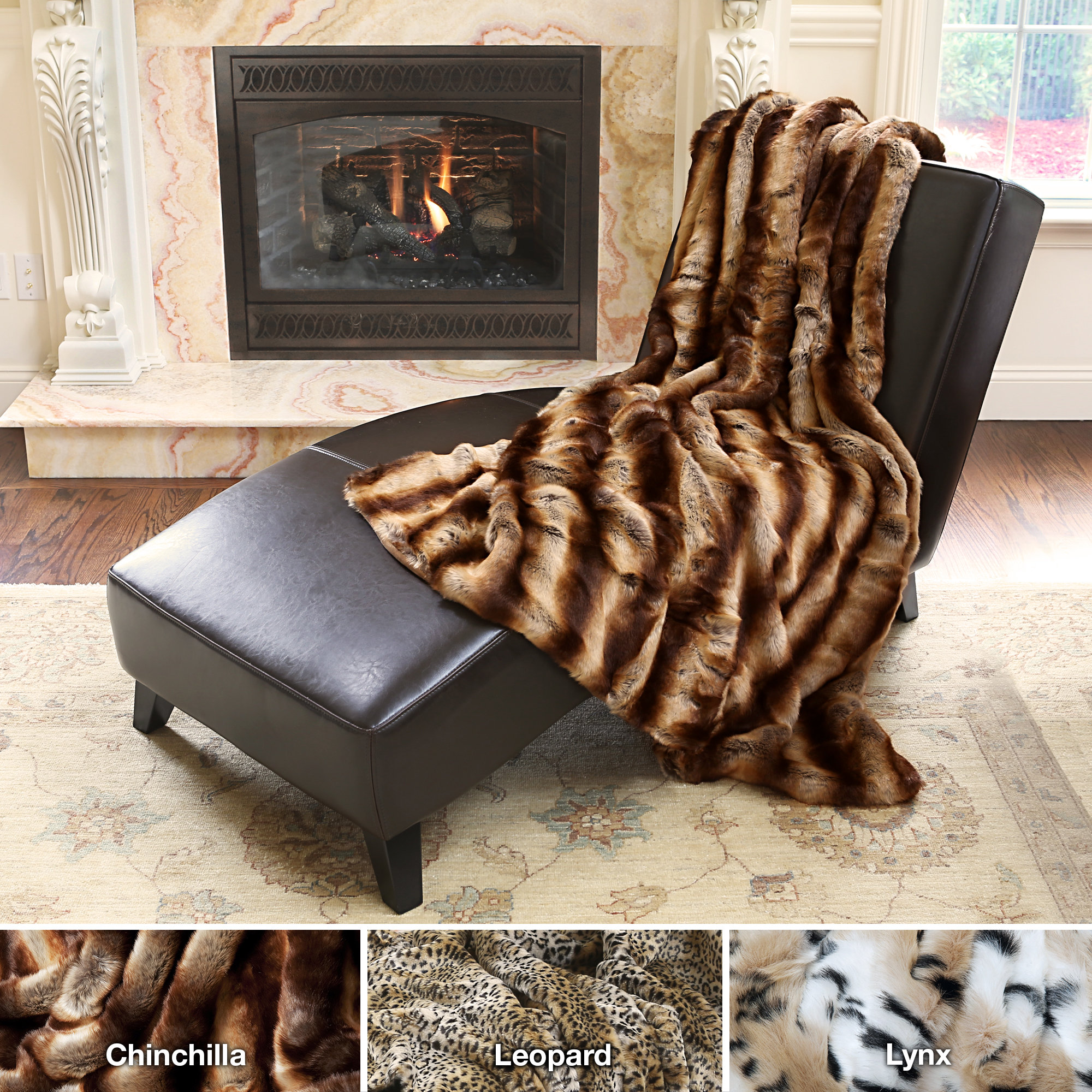 Best Home Fashion Inc Chinchilla Faux Fur Throw Reviews Wayfair