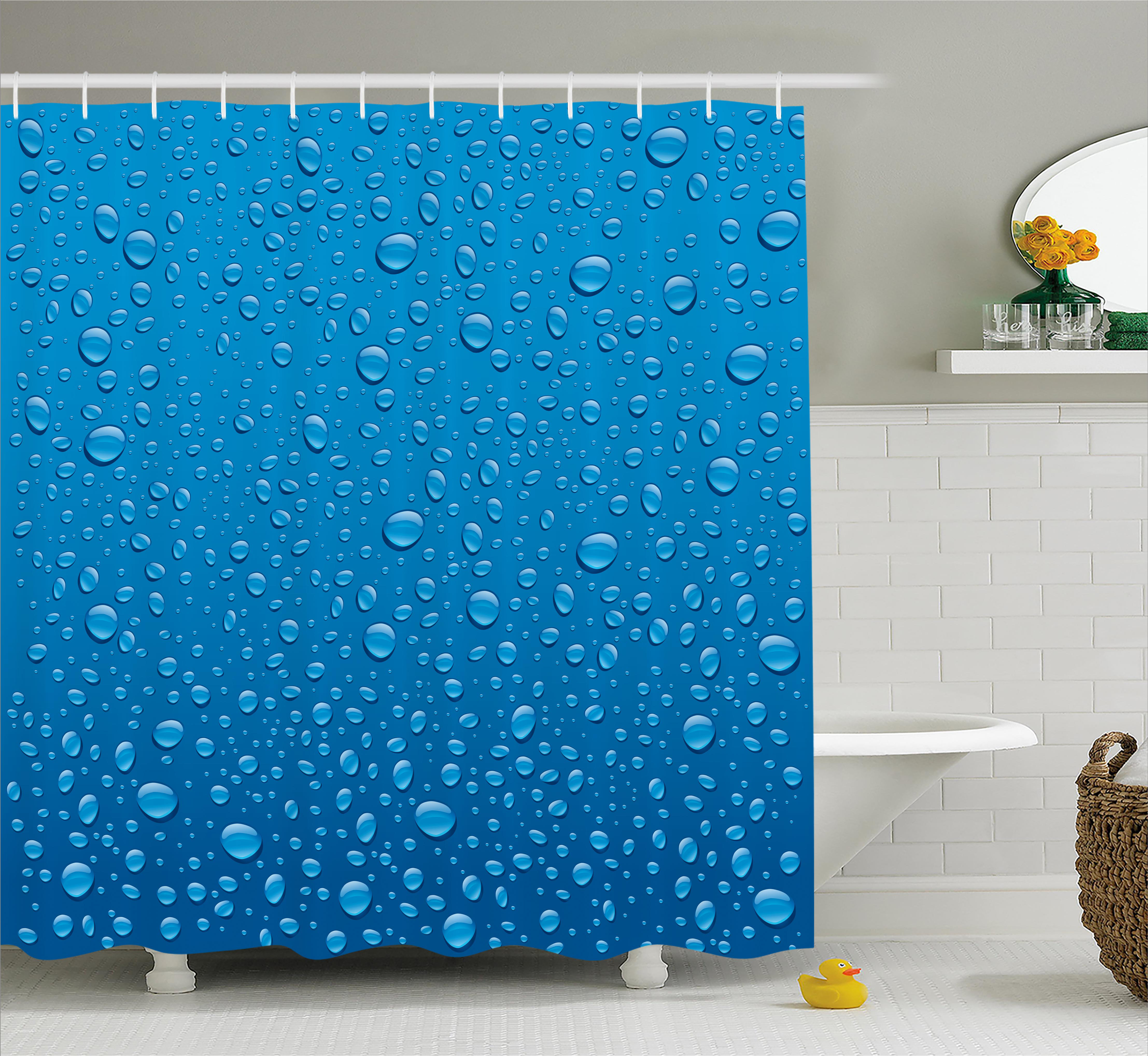 East Urban Home Water Drops Decor Shower Curtain Wayfair