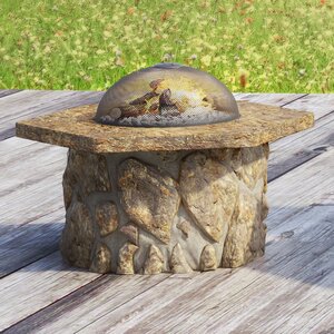 Ryegate Concrete Wood Burning Fire Pit Table