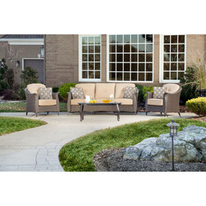 Gramercy 4 Piece Deep Seating Group with Cushions