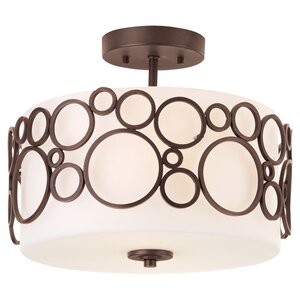 Soshana 2-Light Semi-Flush Mount