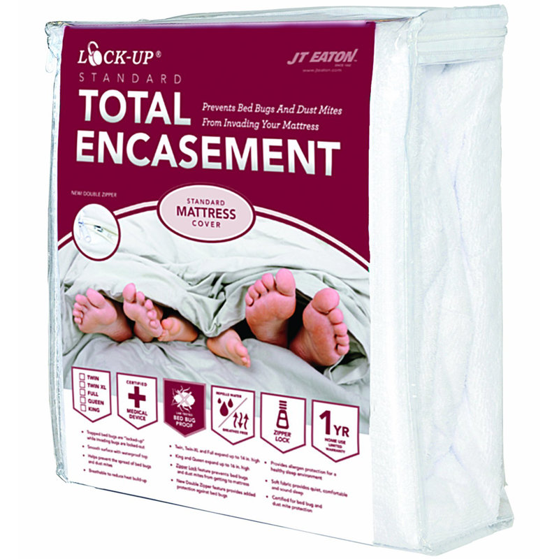 JT Eaton LockUp Total Encasement Hypoallergenic Waterproof Mattress