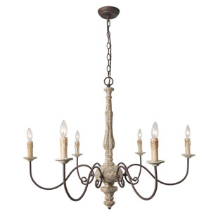 French Country Chandeliers You Ll Love Wayfair Leib Elegance French Country 6 Light Chandelier