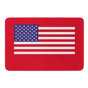 Flag of USA by Bruce Stanfield Memory Foam Bath Mat