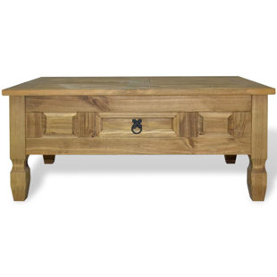 Dark Pine Coffee Table Wayfair Co Uk Shanelle Mexican Pine Corona Coffee Table With Storage