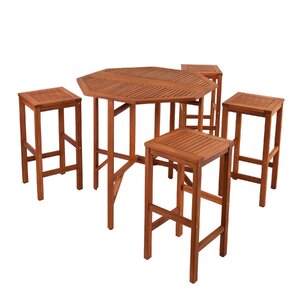 Thurston 5 Piece Outdoor Dining Set