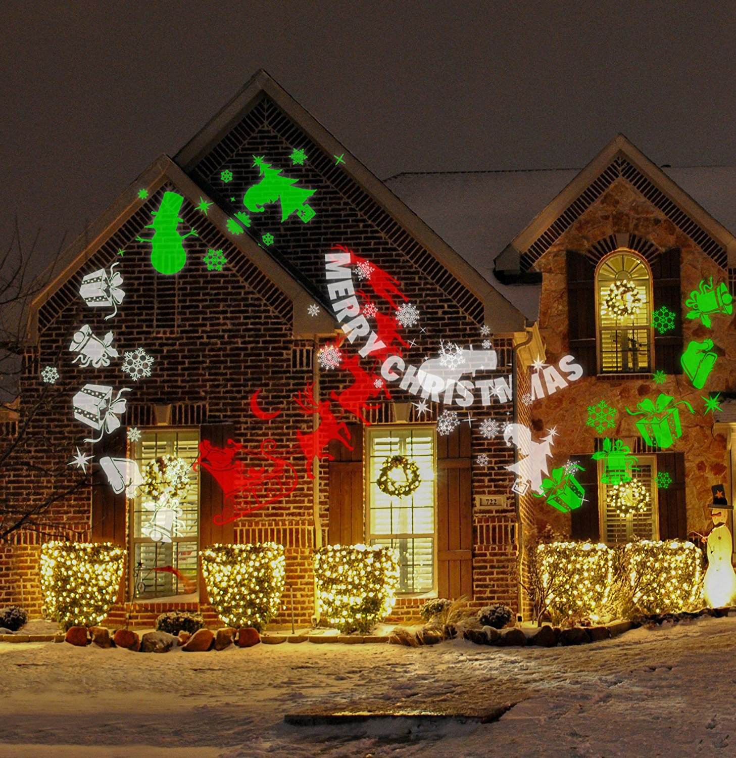 The Holiday Aisle Merry Christmas Projector Light Reviews Wayfair