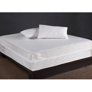 Bed Bug & Dust Mite Control Basic Bed Hypoallergenic Waterproof Mattress Protector Set by PermaShield