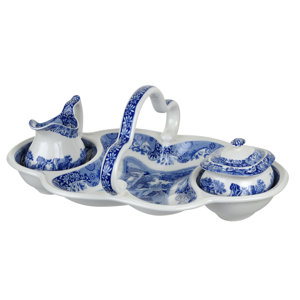Blue Italian 200th Anniversary 4 Piece Entertaining Set
