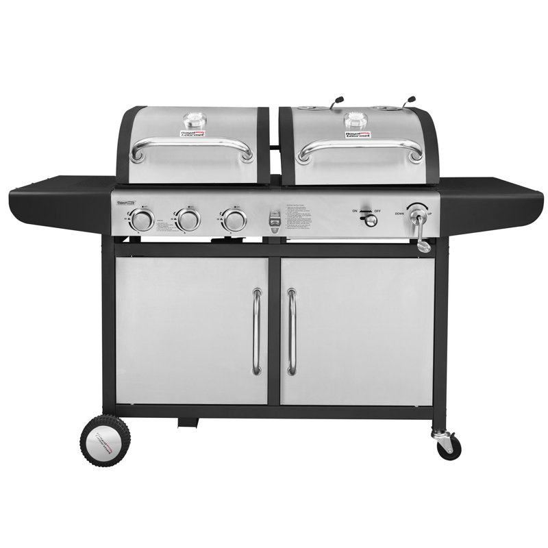 Royal Gourmet Performance 3 Burner Liquid Propane Gas And Charcoal Royal Gourmet Performance 3 Burner Liquid Propane Gas And Charcoal Grill Reviews Wayfair