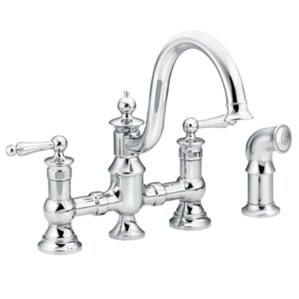 Moen Waterhill Double Handle Widesprea..