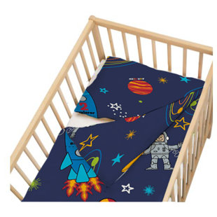 Baby Boy Nursery Bedding Sets Wayfair Co Uk E Boy 2 Piece Cot Bedding Set