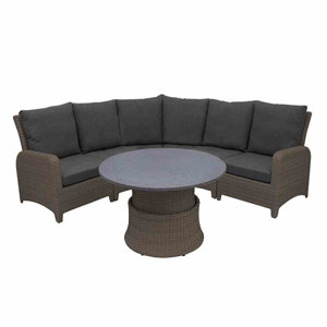 5-tlg. Ecksofa-Set Pescara mit Kissen von Siena ..