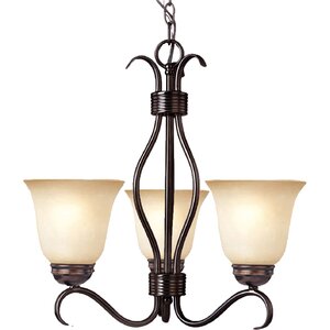 Birdsall 3-Light Shaded Chandelier