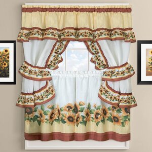 Sunflower Cottage Kitchen Curtains