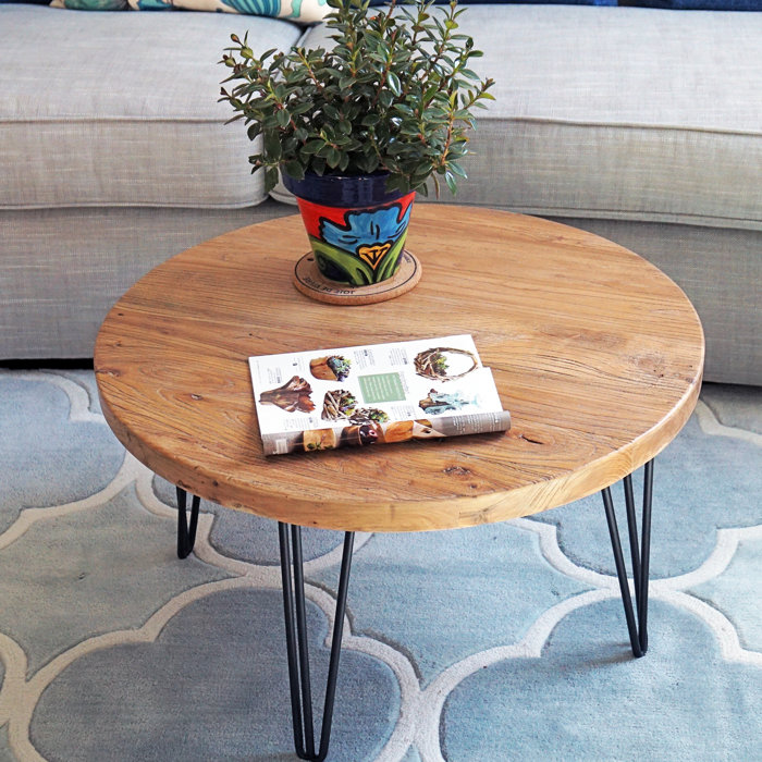 Foundry Select Cornelius Old Elm Rustic Coffee Table Reviews Cornelius Old Elm Rustic Coffee Table