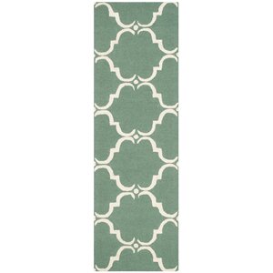 Cambridge Teal/Ivory Area Rug