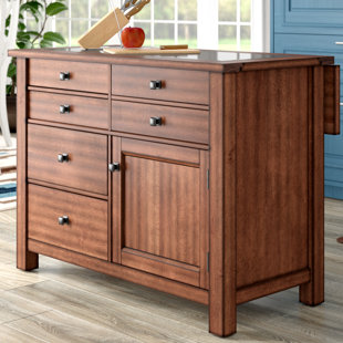 Modern Contemporary Marble Top Kitchen Island Allmodern Hurst Quartz Top Kitchen Island