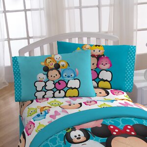 Tsum Tsum Mashup 4 Piece Sheet Set