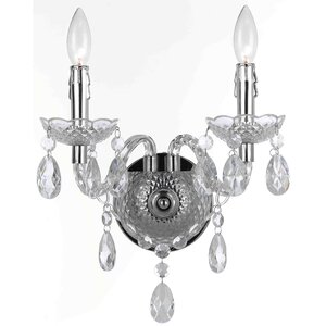 Geoffroy 2-Light Candle Sconce