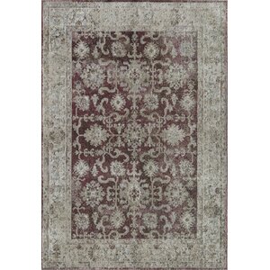 Bedford Winchester Red/Ivory Area Rug