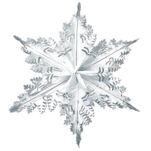 Winter/Christmas Metallic Winter Snowflake