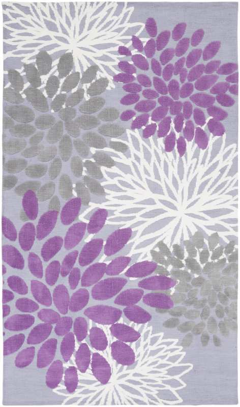 Ebern Designs Odele Lavender Gray Area Rug Reviews Wayfair Odele Lavender Gray Area Rug