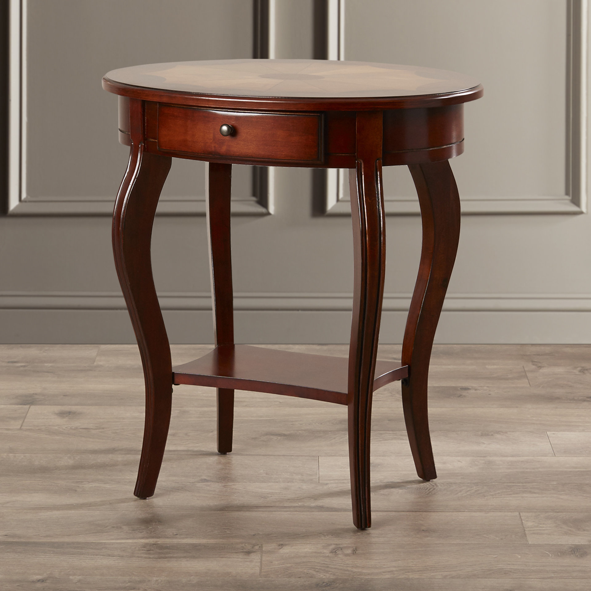 Astoria Grand Mela Cherry End Table Reviews Wayfair