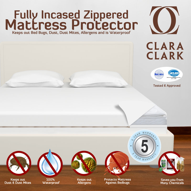 Clara Clark Bed Bug Proof Encasement / Premium Hypoallergenic