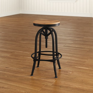Farmhouse Bar Stools Birch Lane Southbridge Adjule Height Swivel Bar Stool