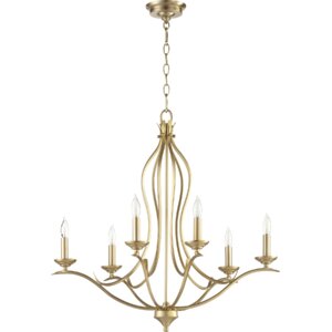 Flora Fall 6-Light Candle-Style Chandelier