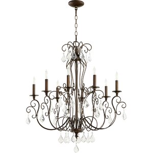 Ariel 8-Light Candle-Style Chandelier