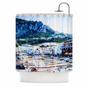 Capri Paradise by Violet Hudson Shower Curtain