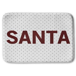 Santa Memory Foam Bath Rug