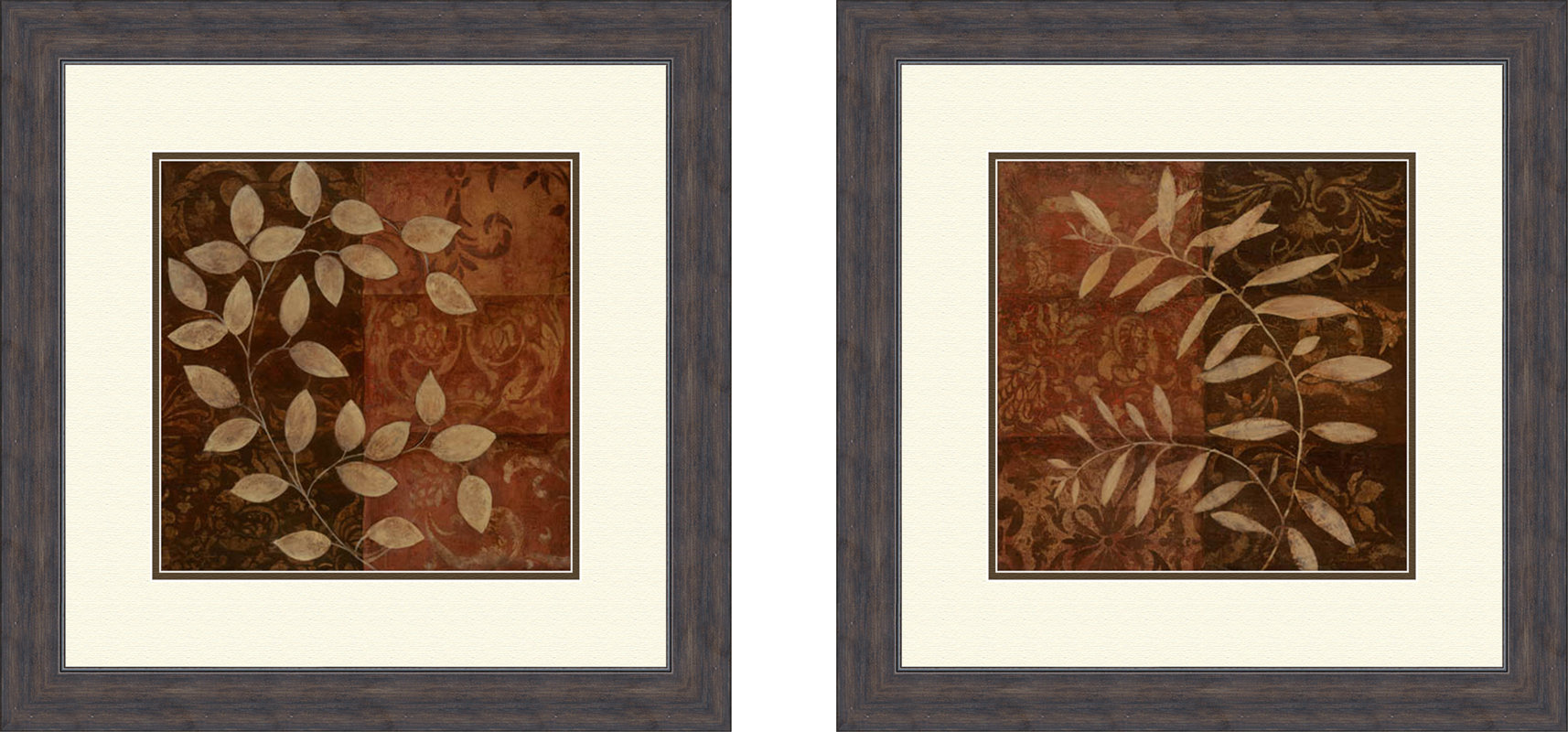PTM Images Botanical Autumn 2 Piece Framed Painting Print Set & Reviews